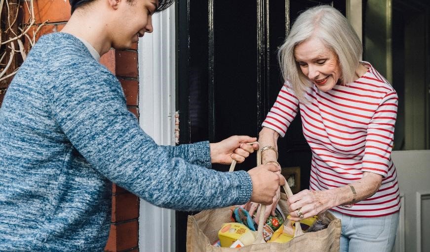 Christians serving others and demonstrating Christ-like love.