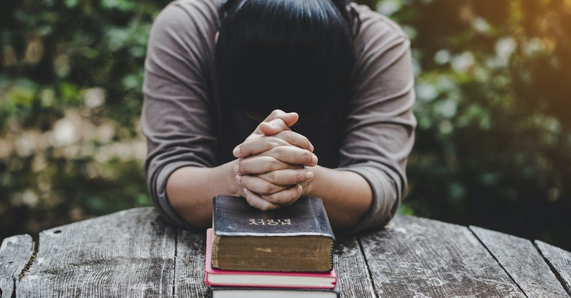 Prayer for Difficult Times with a Bible